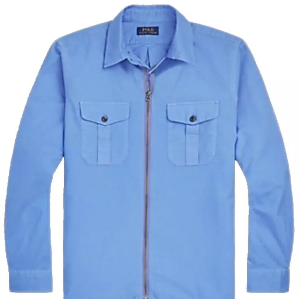 Polo Ralph Lauren Men's Garment Dyed Oxford Jacket NWT Blue XL $ 148